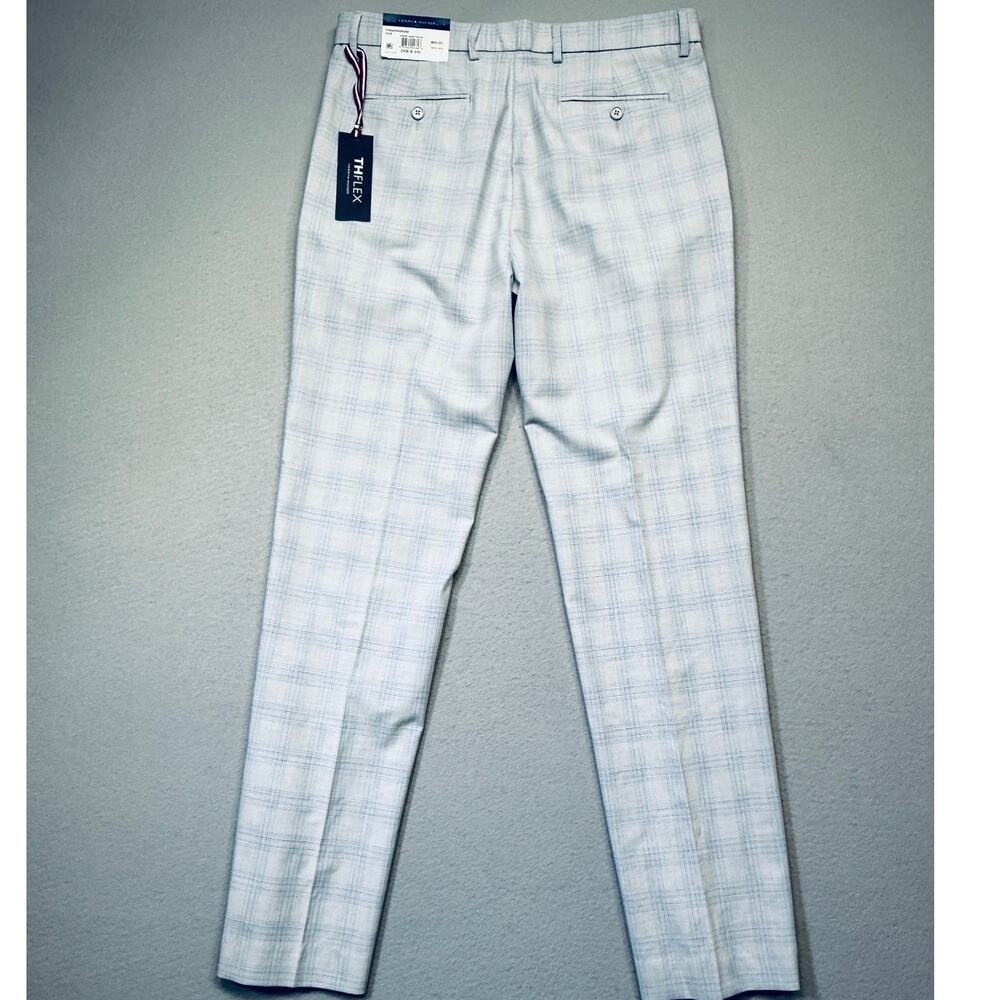 Tommy Hilfiger Mens Modern Fit Light Grey Dress Pant Light gray 34X34 $95 - Picture 4 of 8